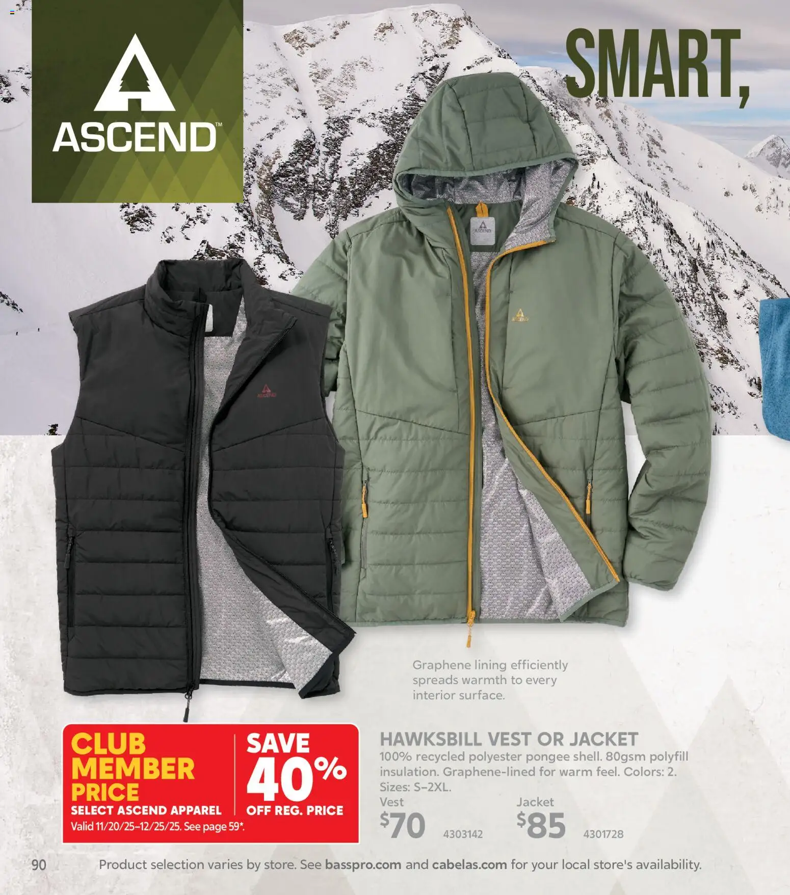 cabelas - Cabela's Winter Clothing 25 - from Thursday 11/20 2025 - page: 90