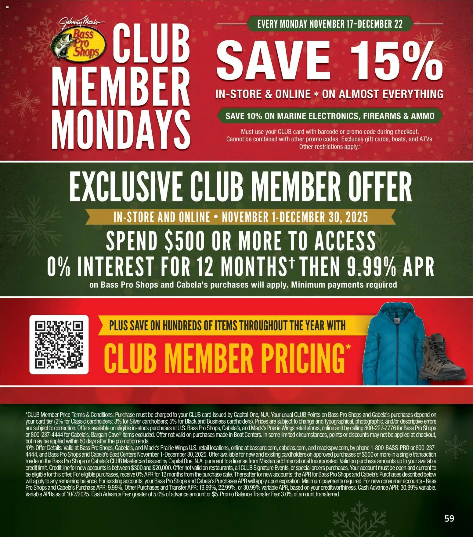 cabelas - Cabela's Winter Clothing 25 - from Thursday 11/20 2025 - page: 59