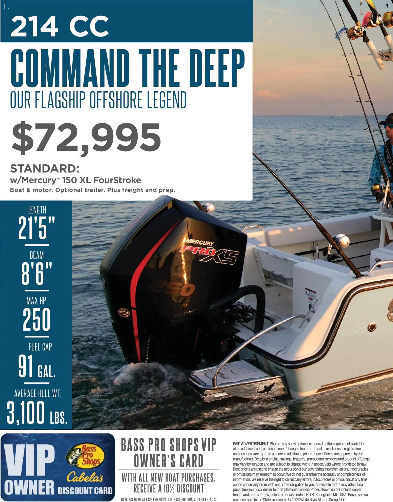 cabelas - Cabela's Saltwater Specialist 26 - from Monday 12/15 2025 - page: 282