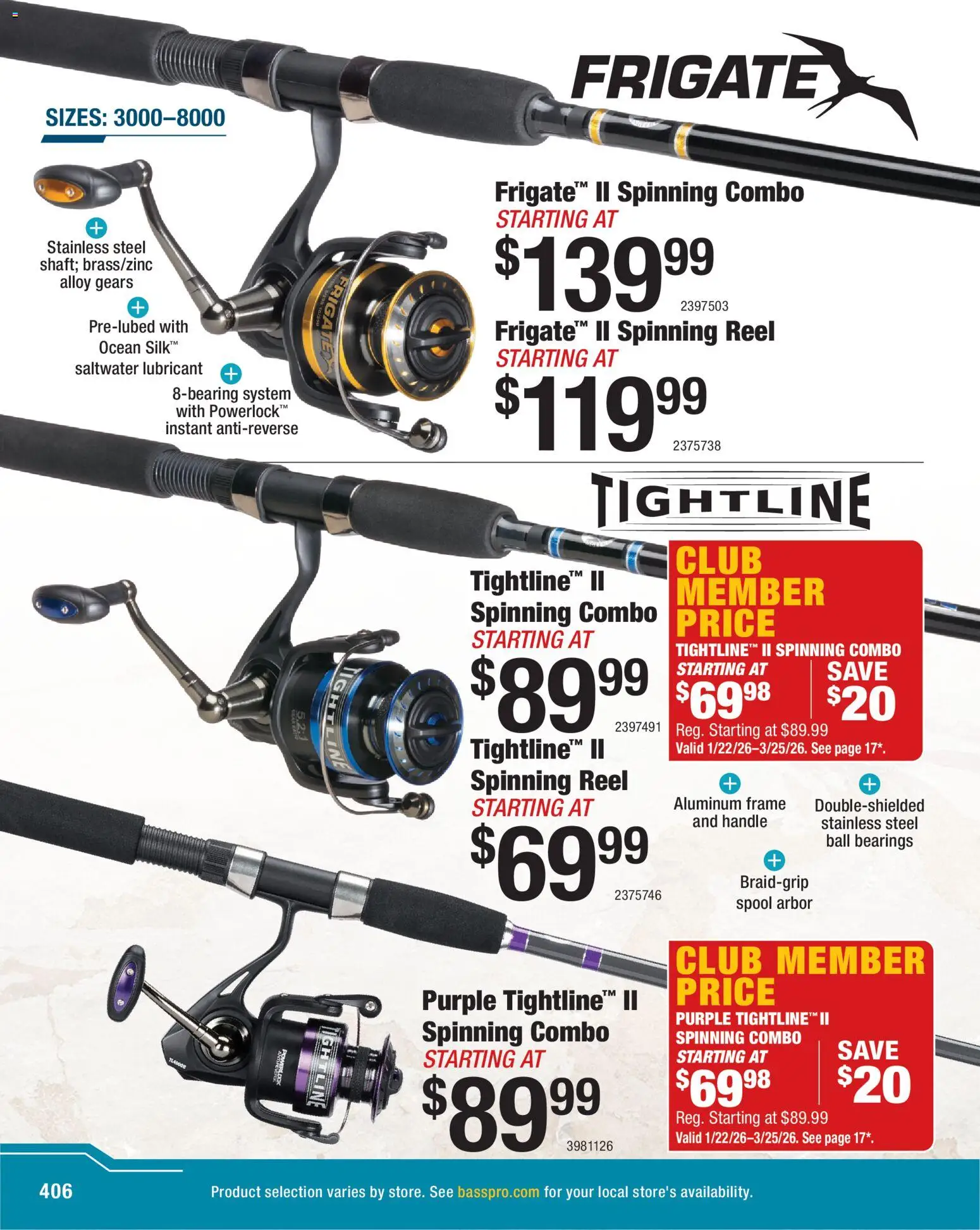 cabelas - Cabela's Spring Fishing Master 26 - from Thursday 01/22 2026 - page: 406