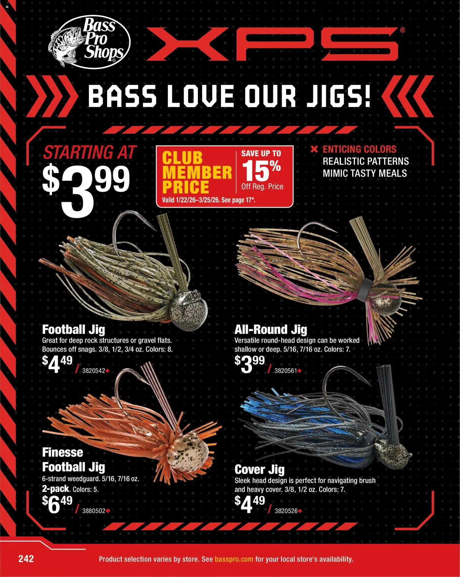 cabelas - Cabela's Spring Fishing Master 26 - from Thursday 01/22 2026 - page: 242