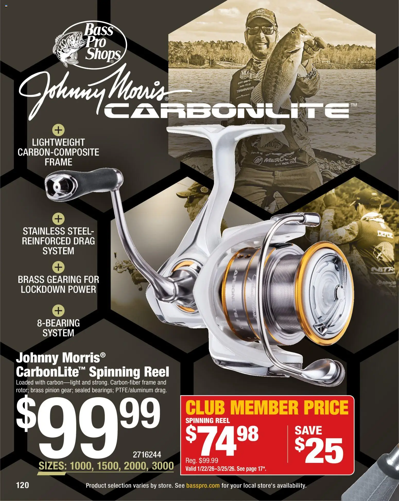 cabelas - Cabela's Spring Fishing Master 26 - from Thursday 01/22 2026 - page: 120
