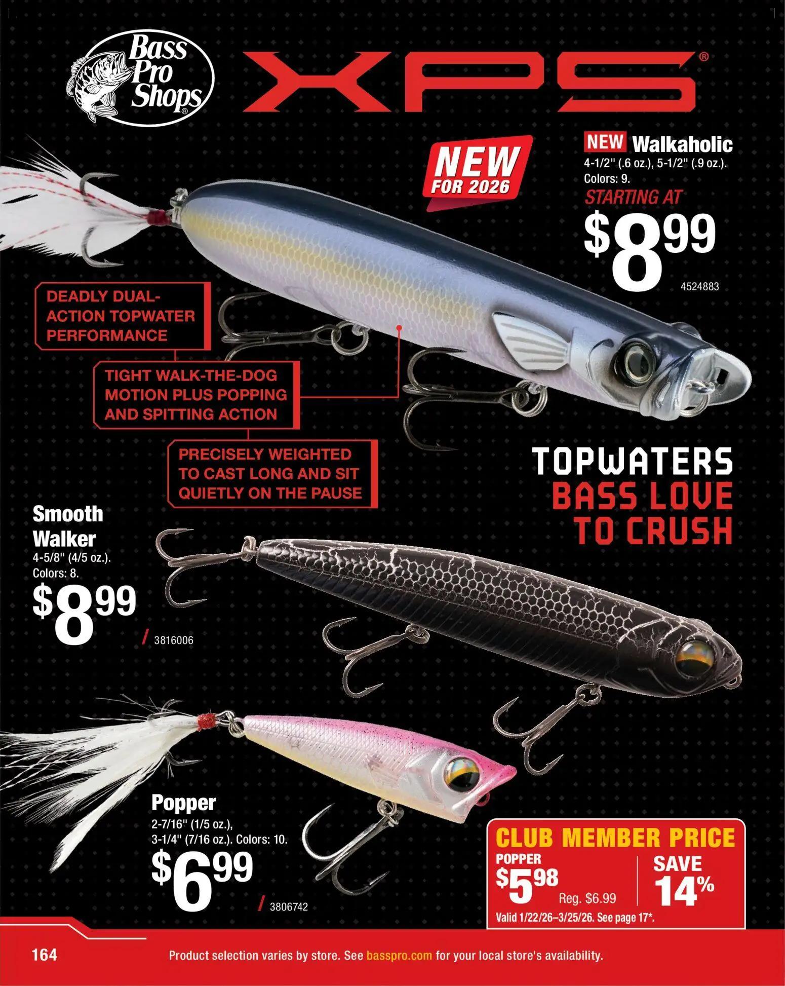cabelas - Cabela's Spring Fishing Master 26 - from Thursday 01/22 2026 - page: 164