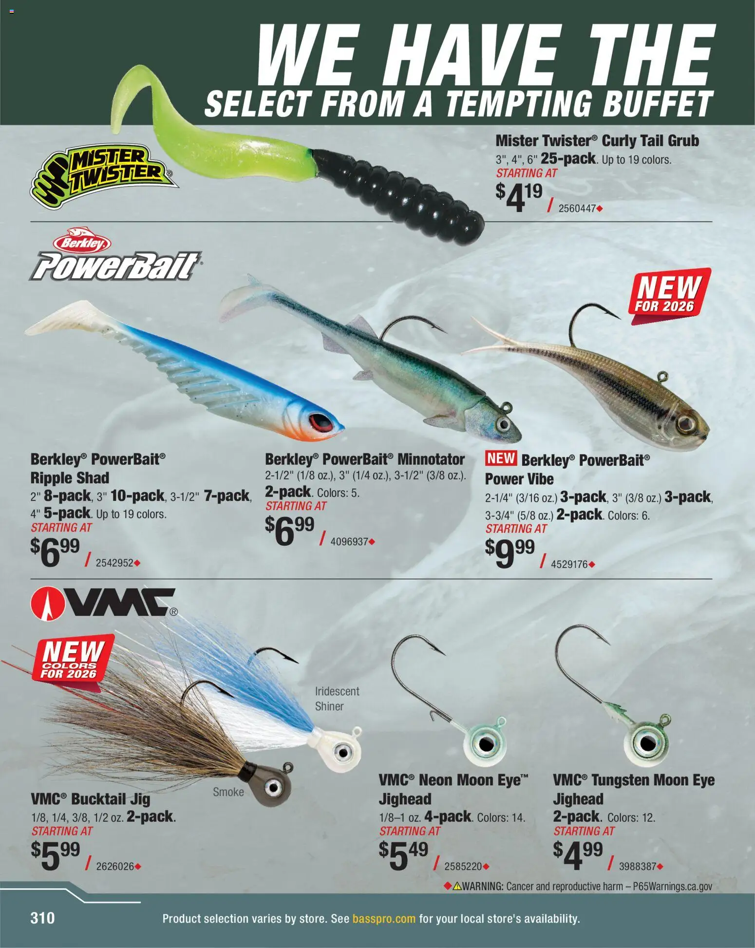 cabelas - Cabela's Spring Fishing Master 26 - from Thursday 01/22 2026 - page: 310