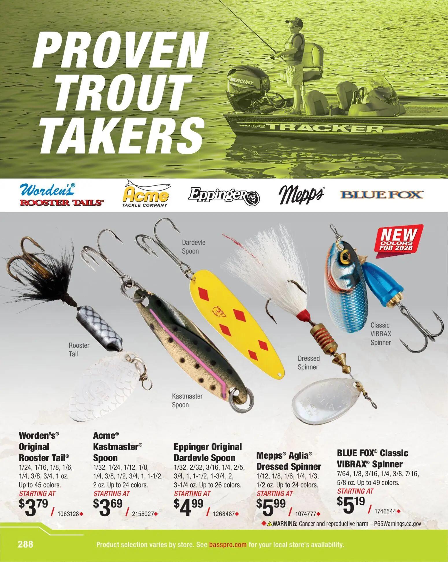 cabelas - Cabela's Spring Fishing Master 26 - from Thursday 01/22 2026 - page: 288
