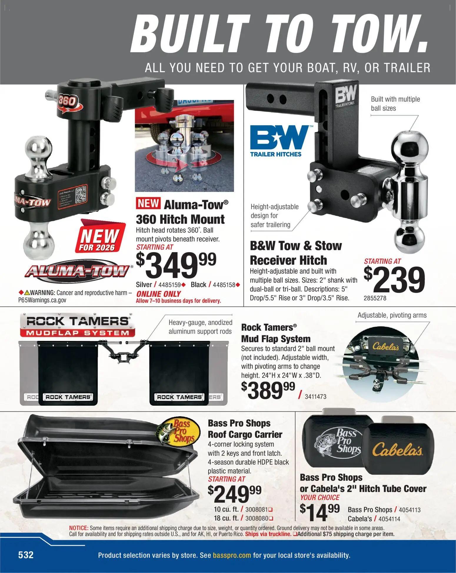 cabelas - Cabela's Spring Fishing Master 26 - from Thursday 01/22 2026 - page: 532