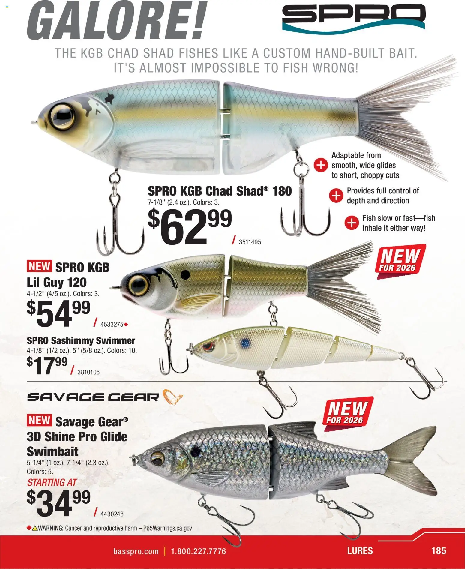 cabelas - Cabela's Spring Fishing Master 26 - from Thursday 01/22 2026 - page: 185