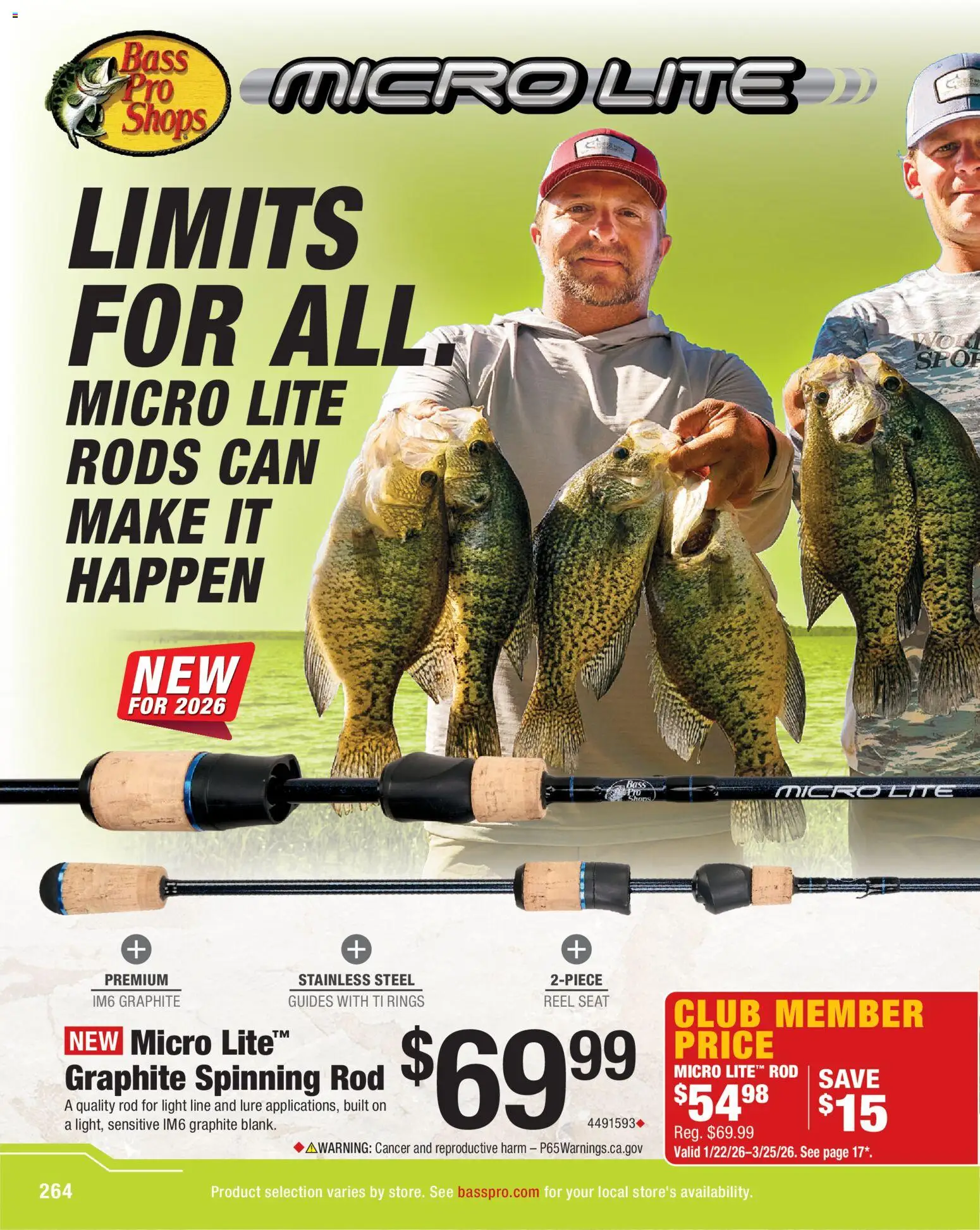 cabelas - Cabela's Spring Fishing Master 26 - from Thursday 01/22 2026 - page: 264