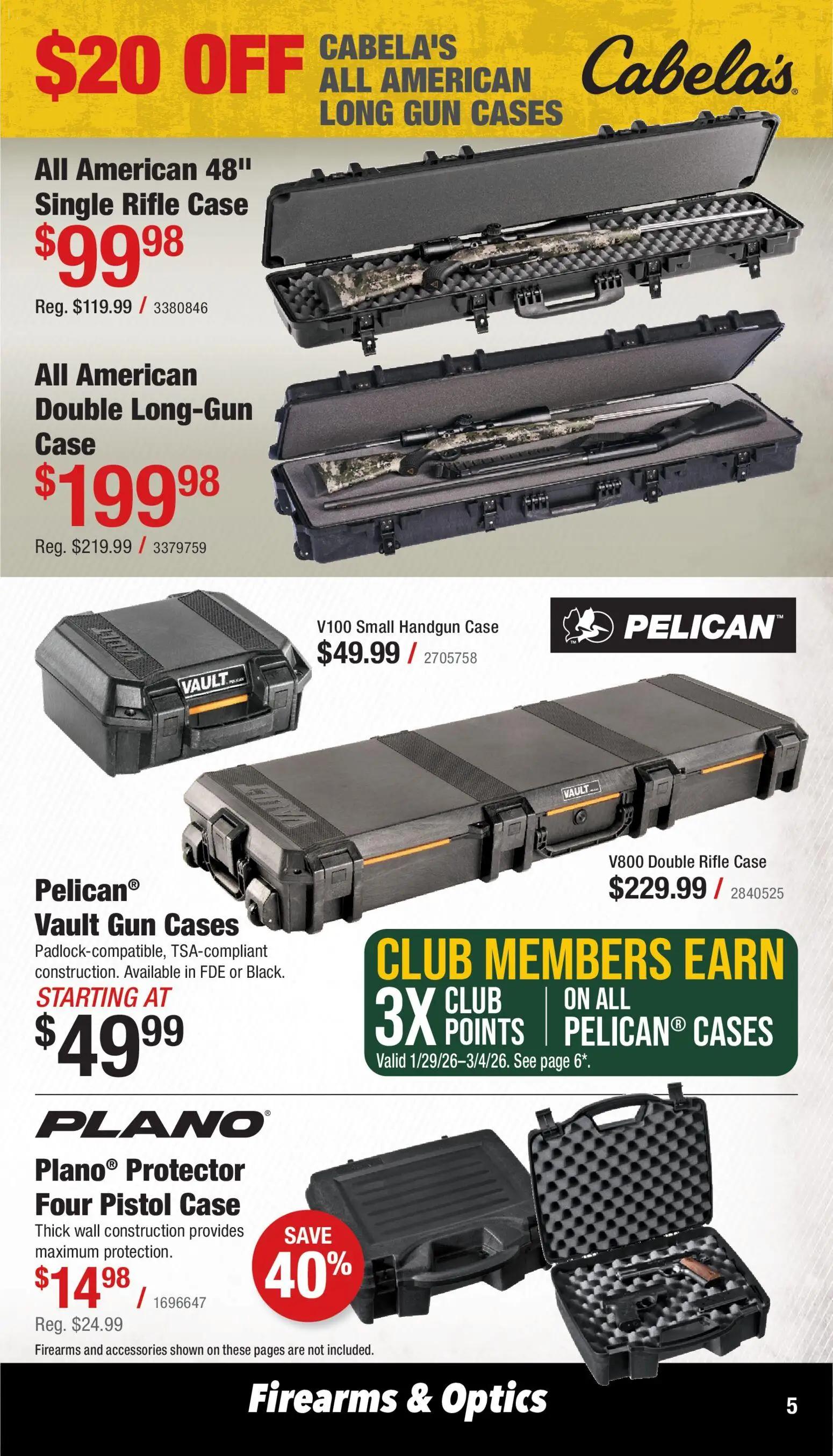 cabelas - Cabela's Firearms & Optics 26 - from Sunday 02/01 2026 - page: 5