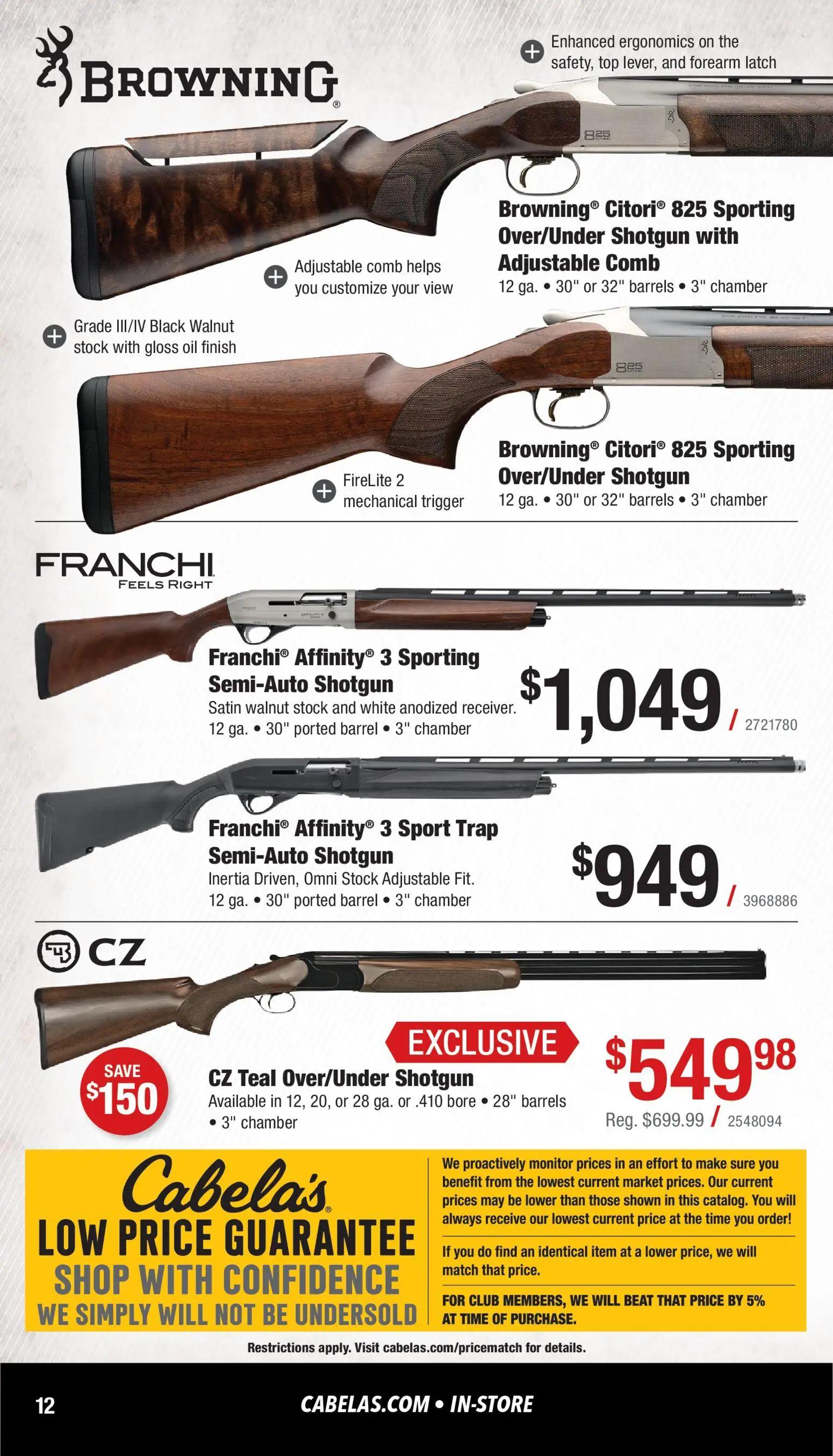 cabelas - Cabela's Firearms & Optics 26 - from Sunday 02/01 2026 - page: 12