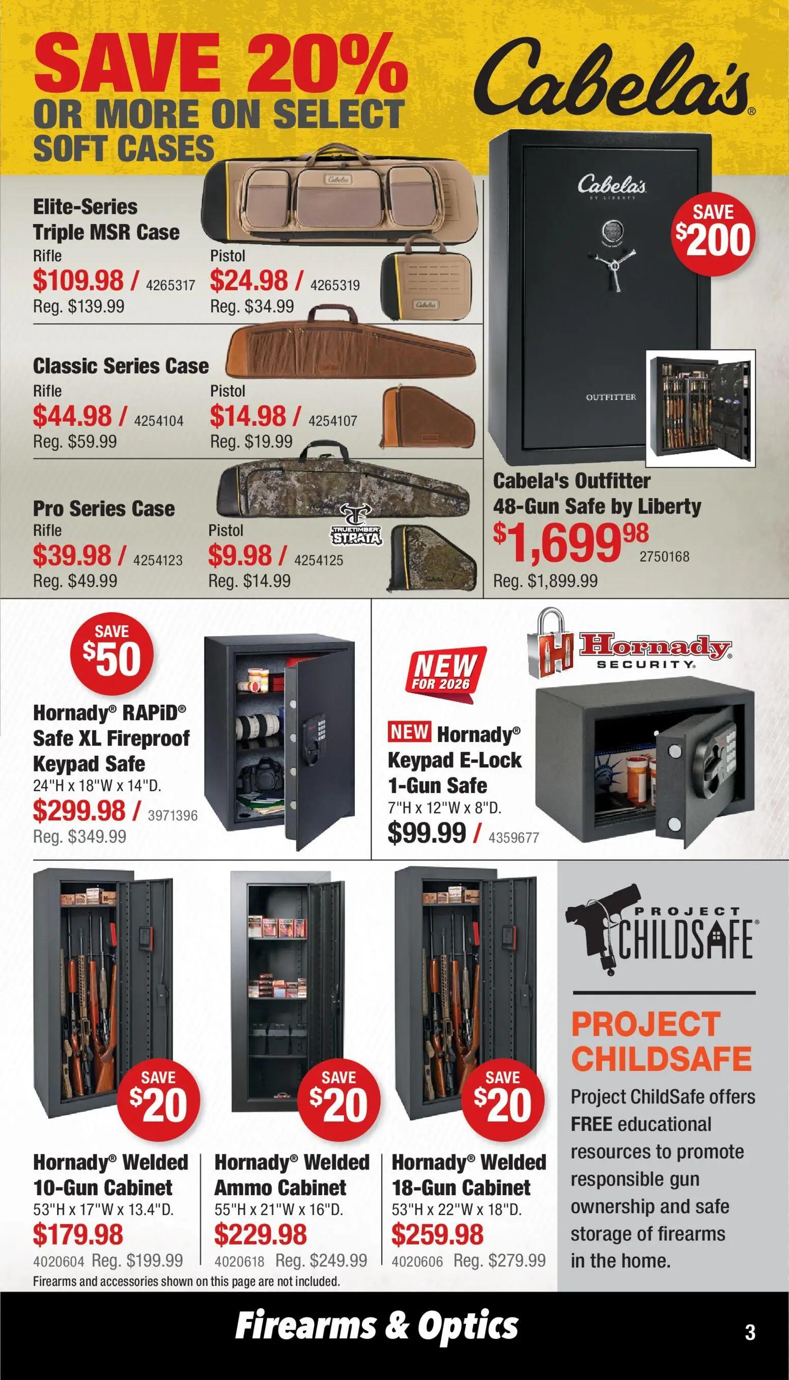 cabelas - Cabela's Firearms & Optics 26 - from Sunday 02/01 2026 - page: 3