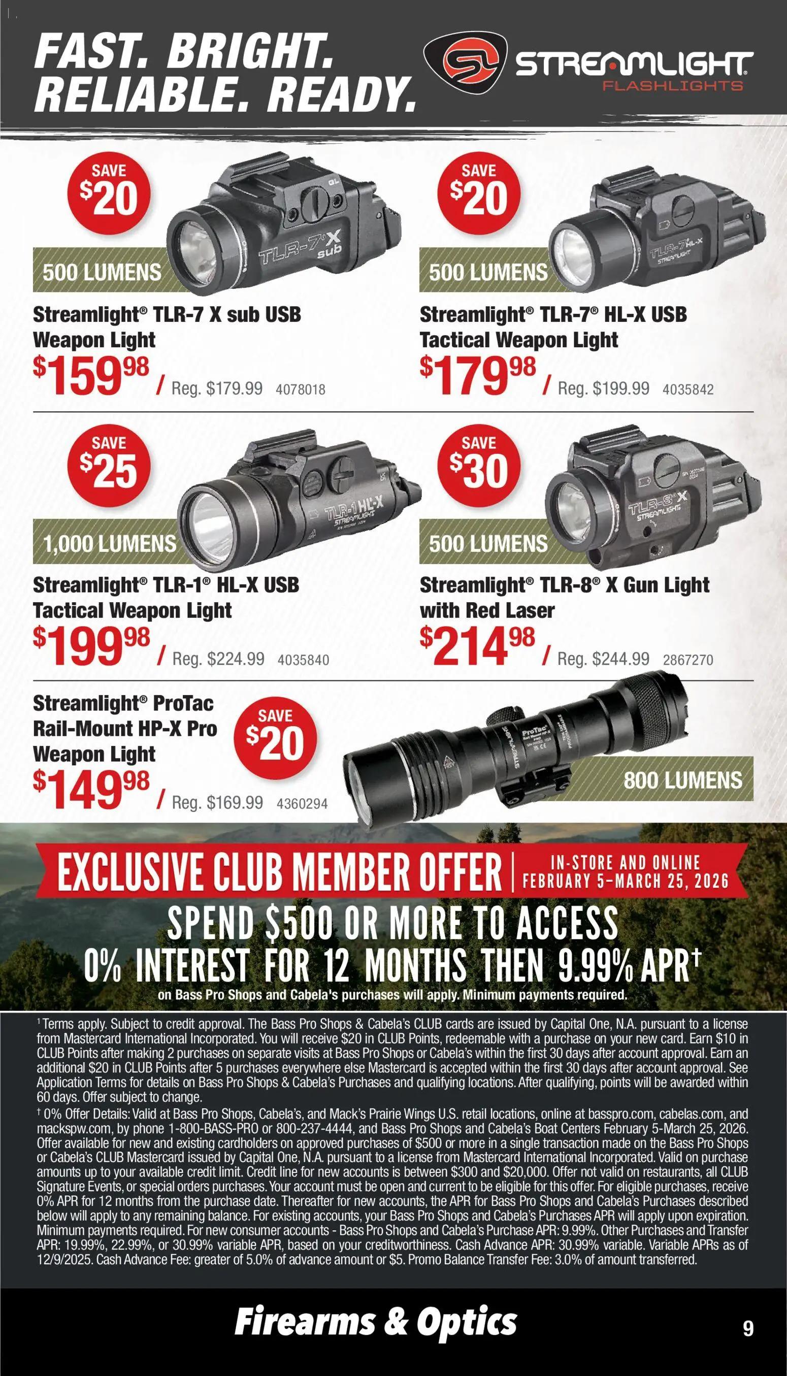 cabelas - Cabela's Firearms & Optics 26 - from Sunday 02/01 2026 - page: 9