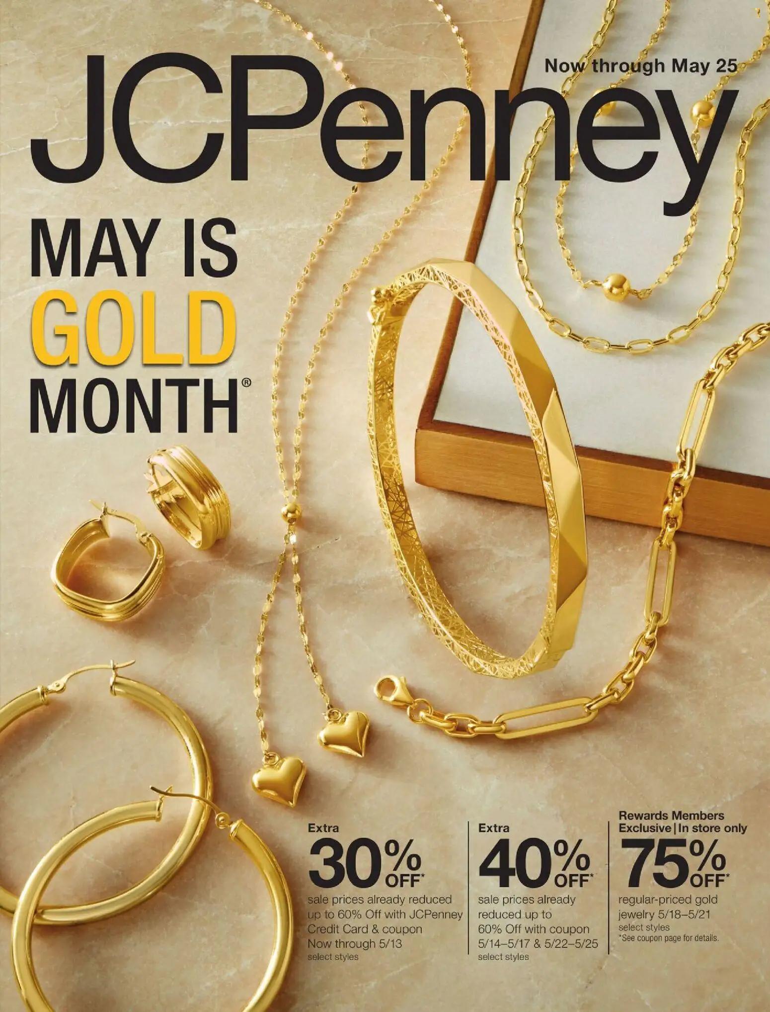 jcpenney - JCPenney May is Gold Month - 05/16 - 05/30 2026