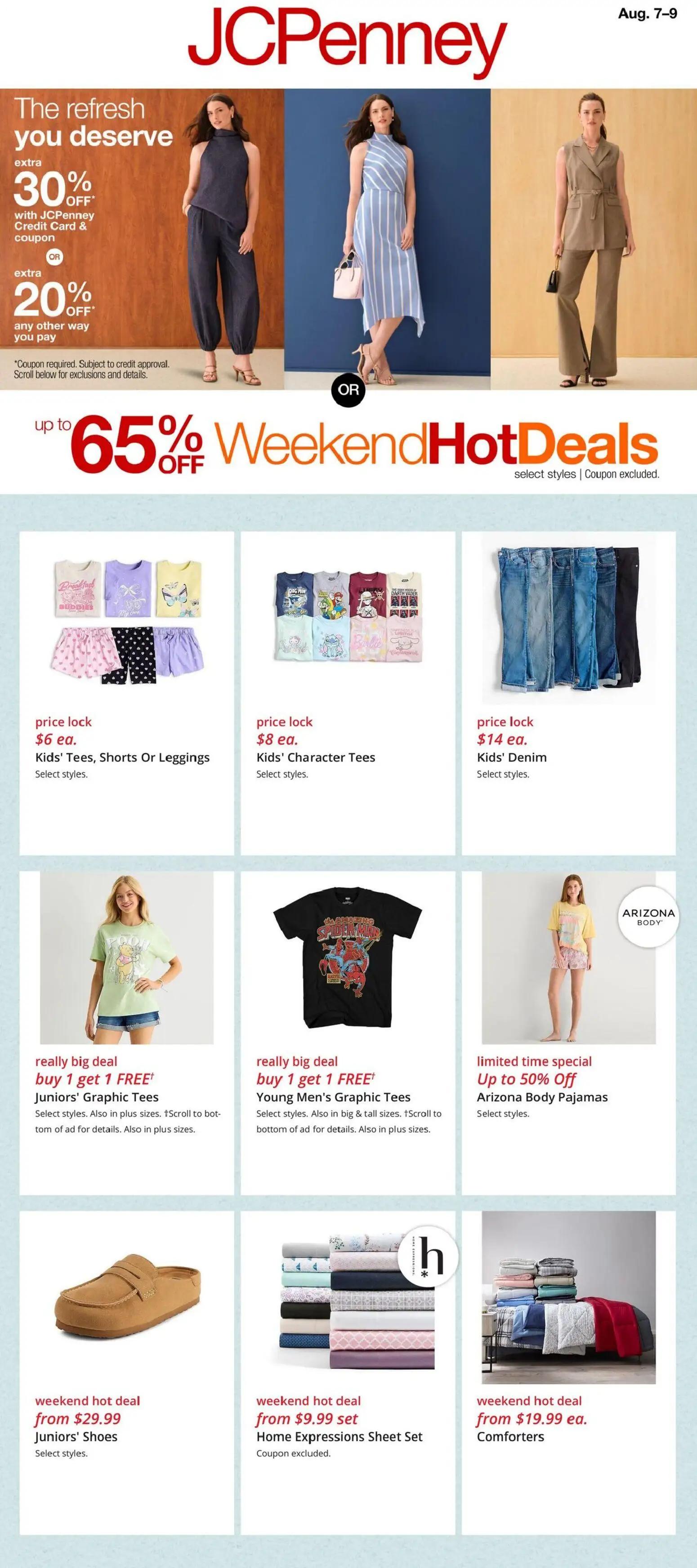 jcpenney - JCPenney Ad - 08/07 - 08/09 2026