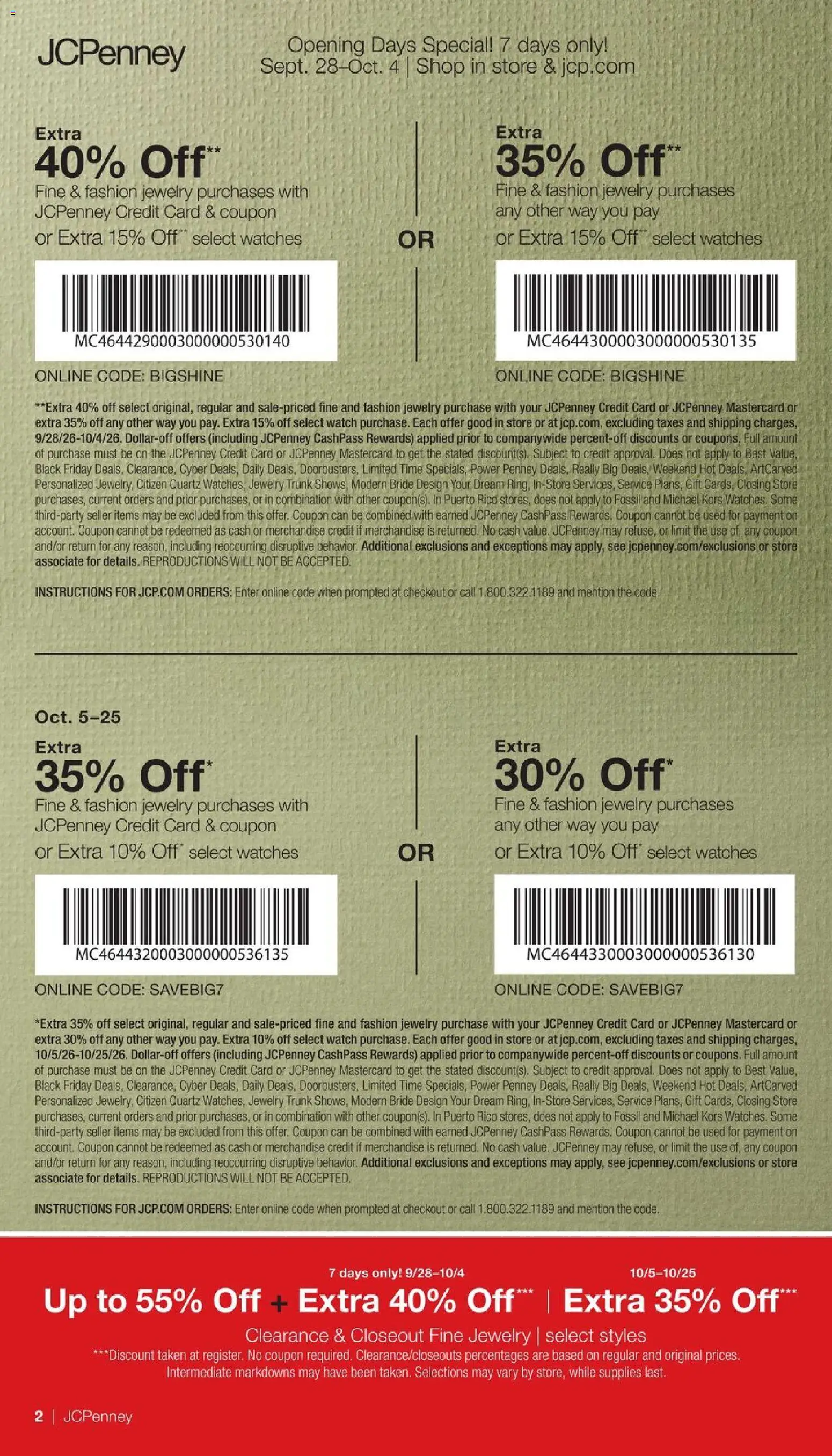 jcpenney - JCPenney Our Biggest Jewelry Sale of the Season - 09/28 - 10/25 2026 - page: 32