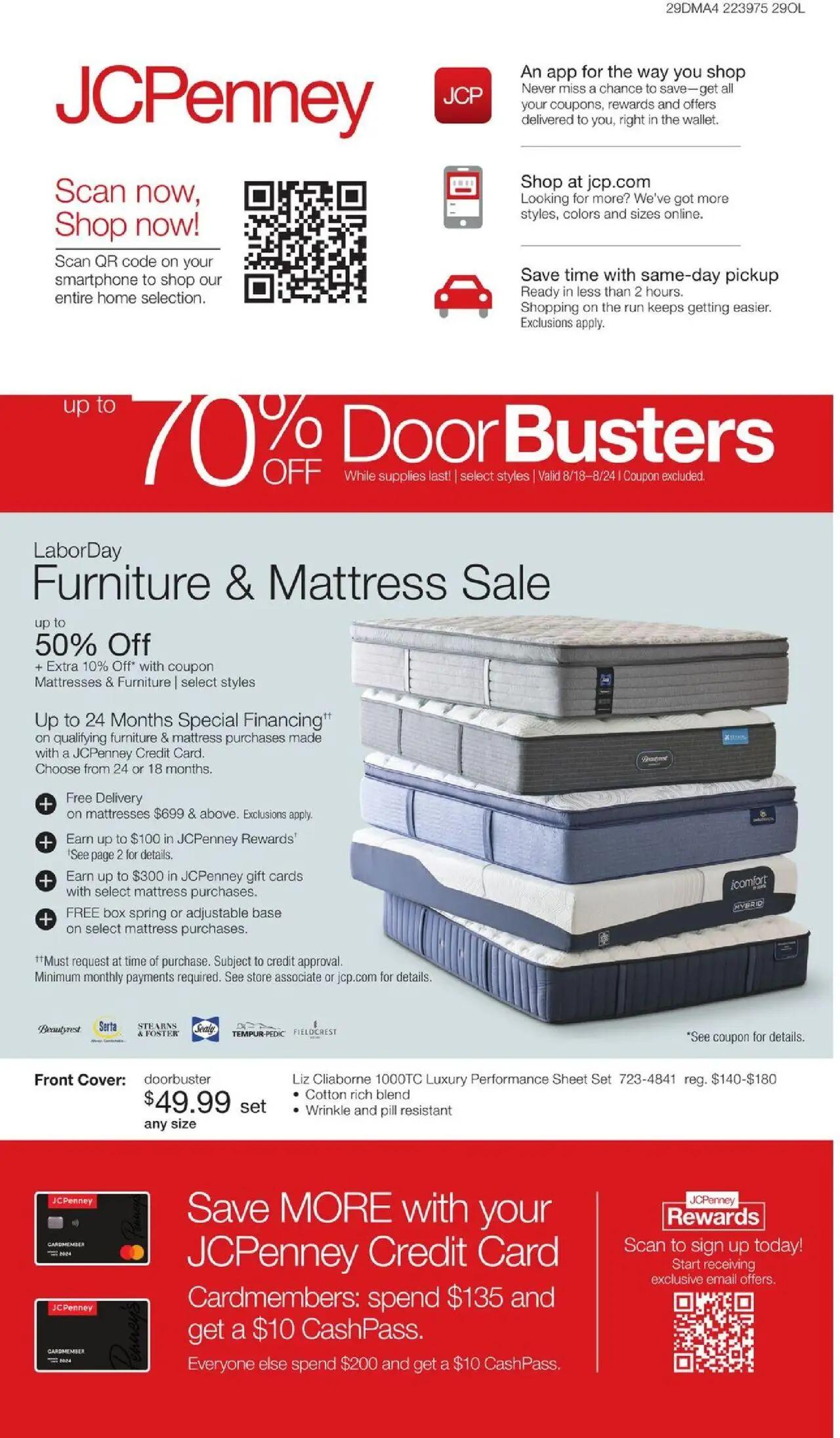 jcpenney - JCPenney Labor Day Home Sale - 08/18 - 09/14 2025 - page: 43