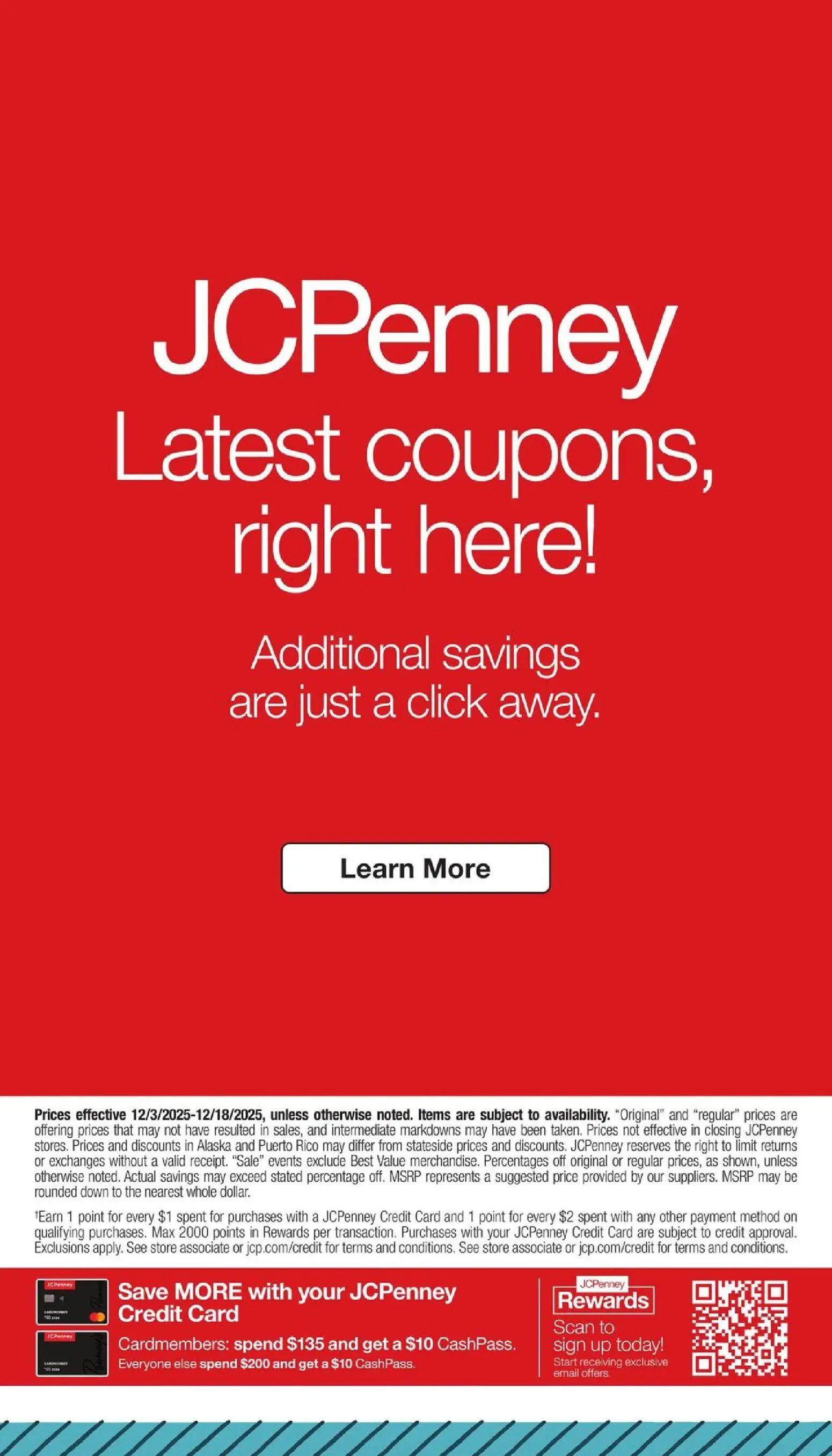 jcpenney - JCPenney Holiday Home Sale - 12/03 - 12/18 2025 - page: 40