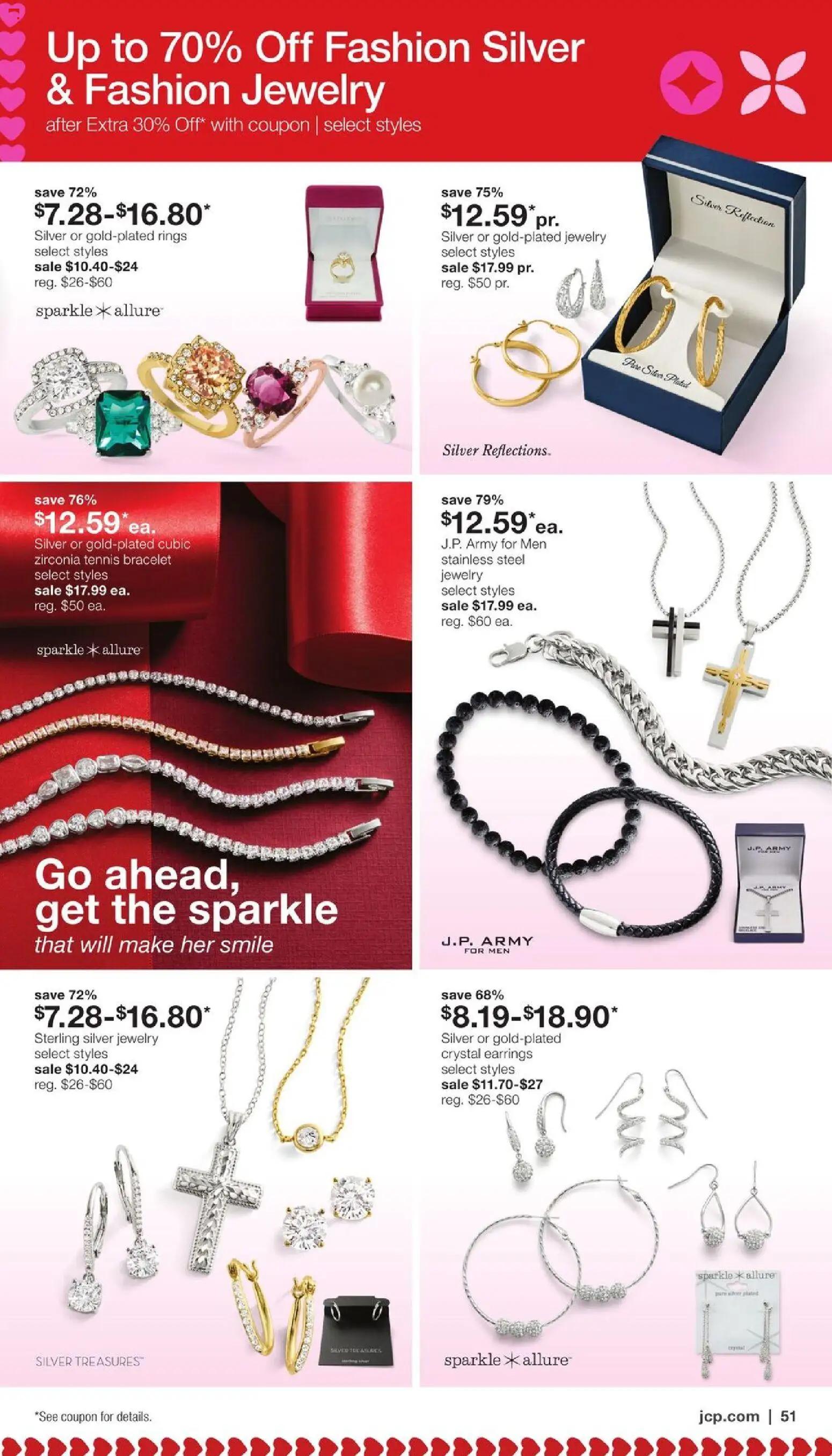 jcpenney - JCPenney Valentine’s Day Jewelry Sale - 01/17 - 02/16 2026 - page: 50