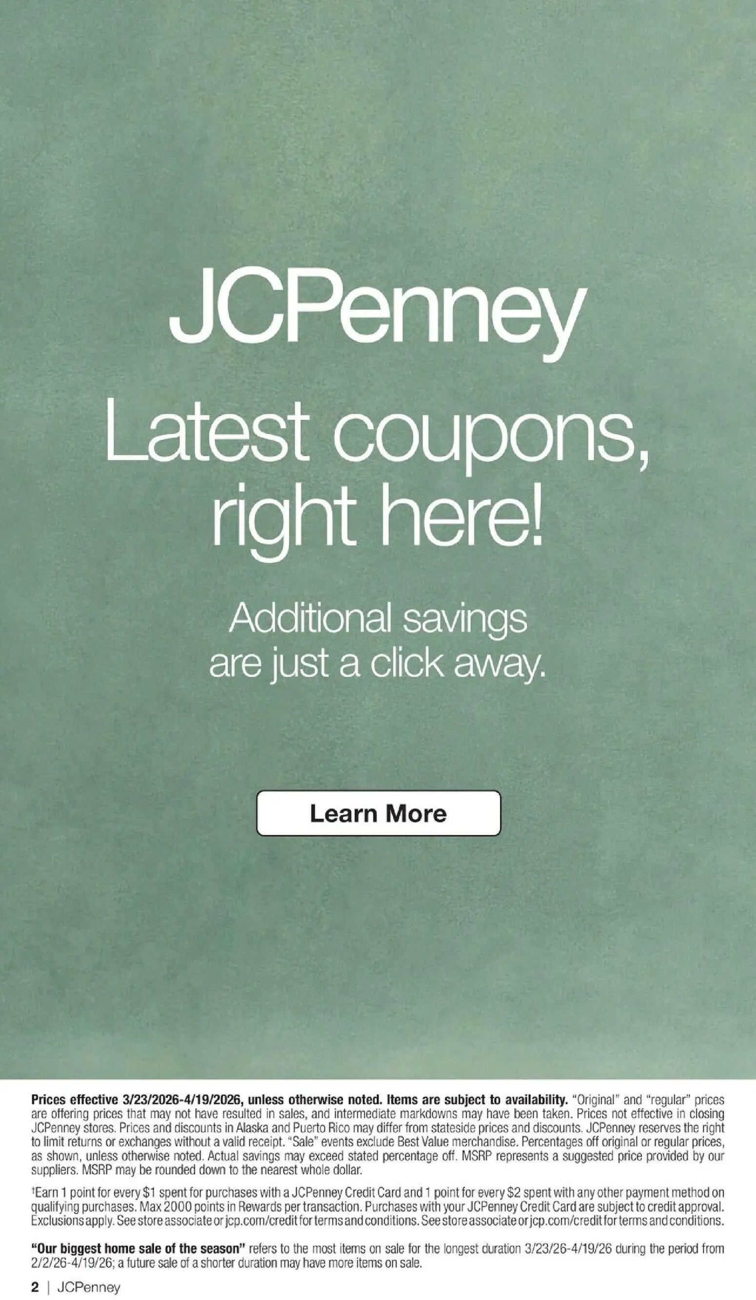 jcpenney - JCPenney Our Biggest Home Sale of the Season - 03/23 - 04/19 2026 - page: 40
