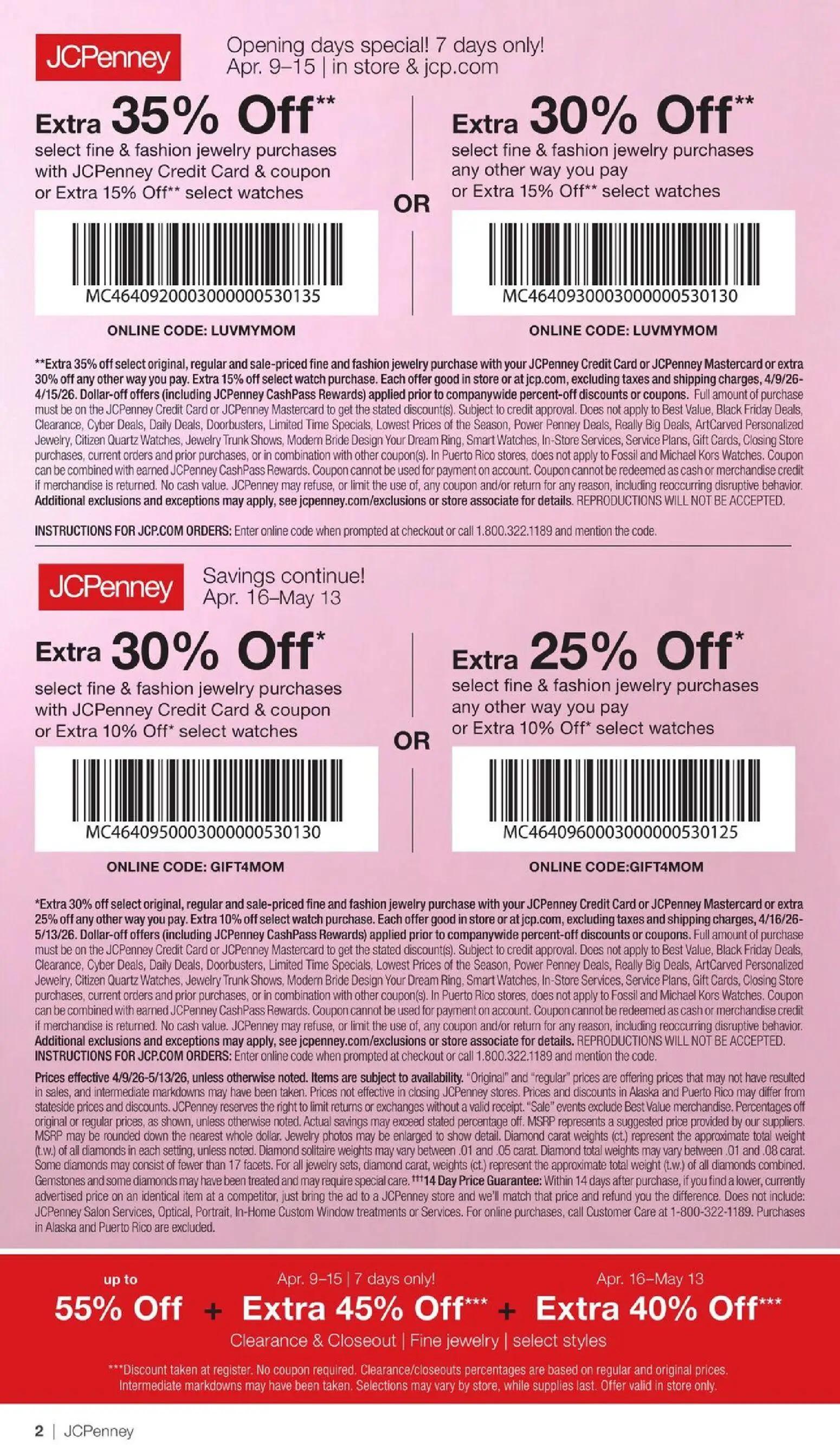 jcpenney - JCPenney Mother’s Day Jewelry Sale - 04/09 - 05/13 2026 - page: 52
