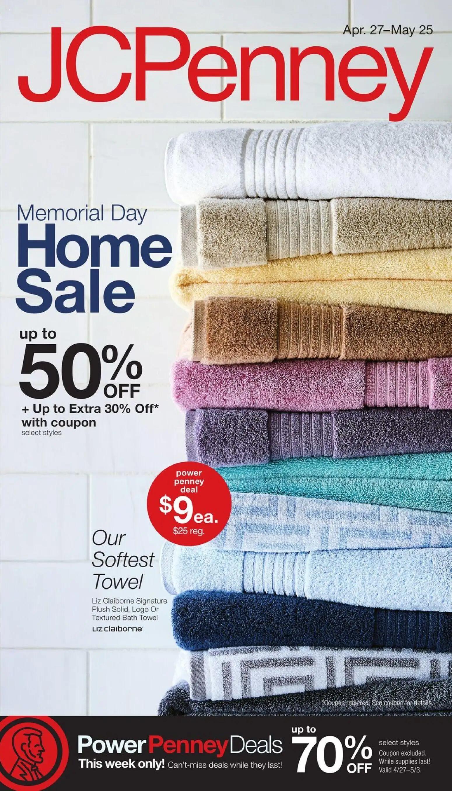 jcpenney - JCPenney Memorial Day Home Sale - 04/27 - 05/25 2026