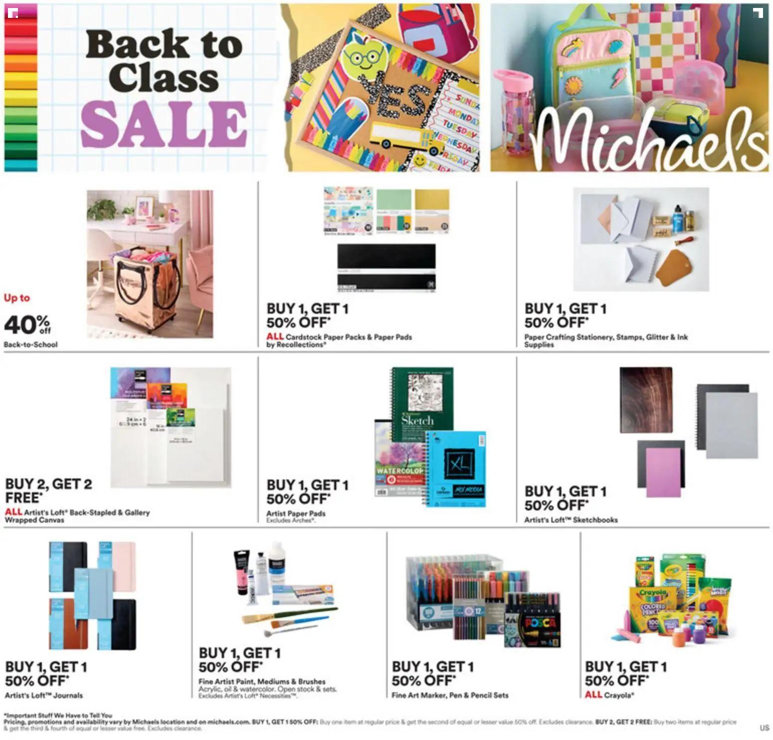 michaels - Michaels Weekly Ad - 07/19 - 07/25 2026