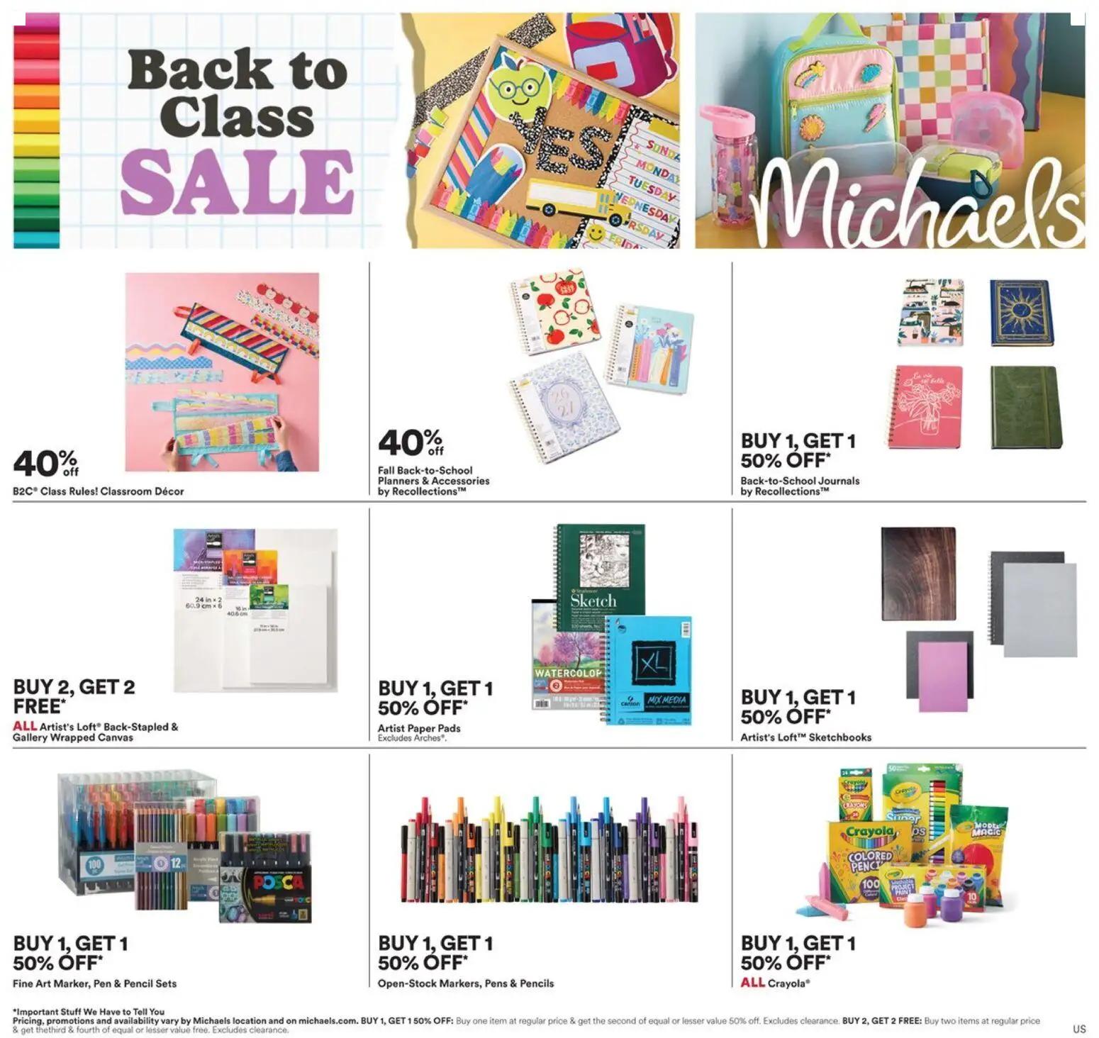 michaels - Michaels Weekly Ad - 07/26 - 08/01 2026 - page: 1