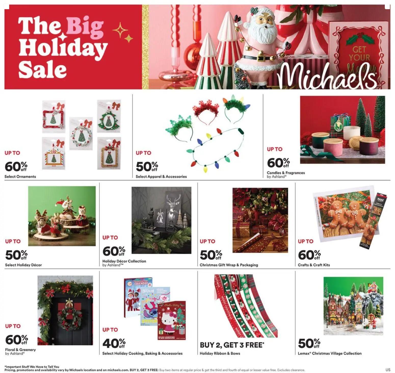 michaels - Michaels Weekly Ad - 12/07 - 12/13 2025 - page: 1
