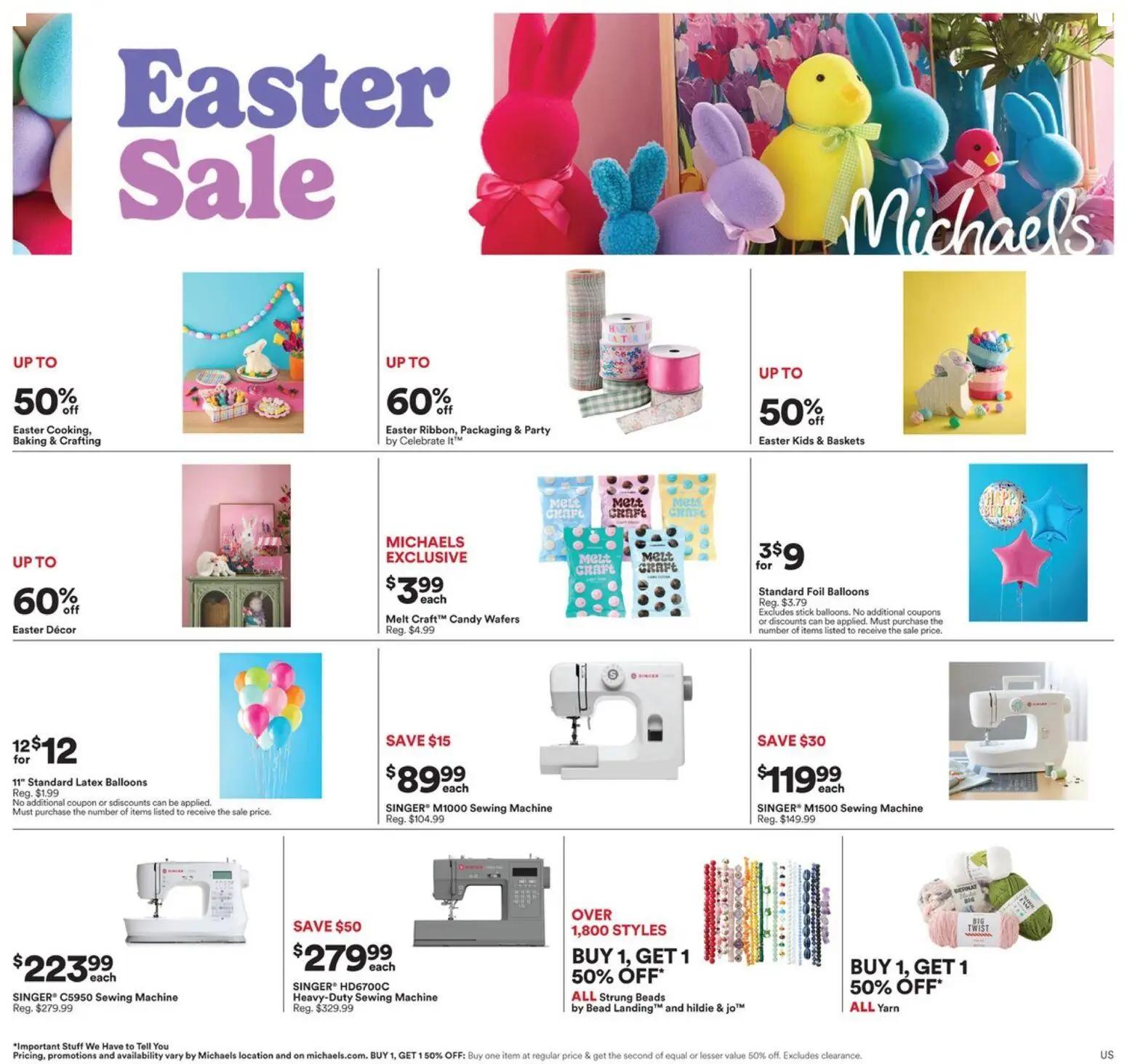 michaels - Michaels Weekly Ad - 03/29 - 04/04 2026