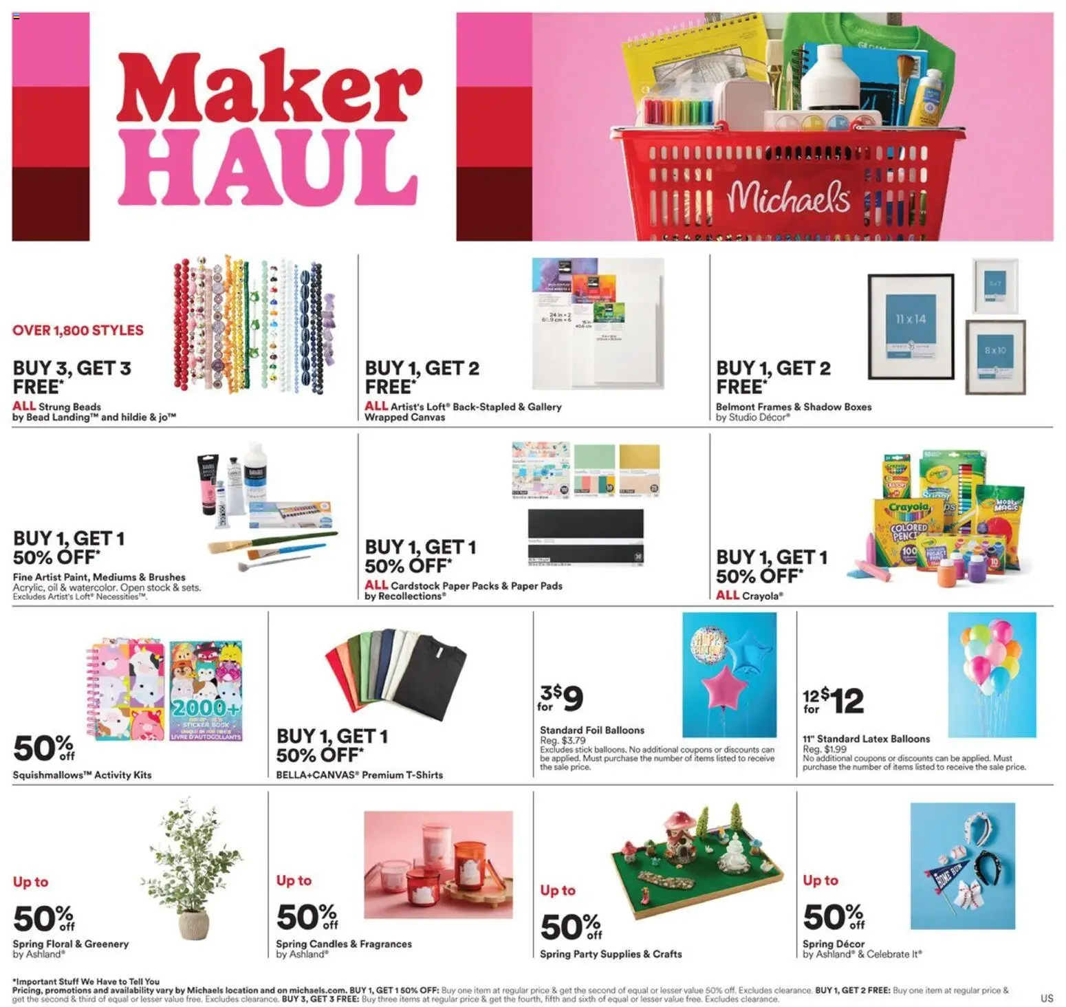 michaels - Michaels Weekly Ad - 04/12 - 04/18 2026