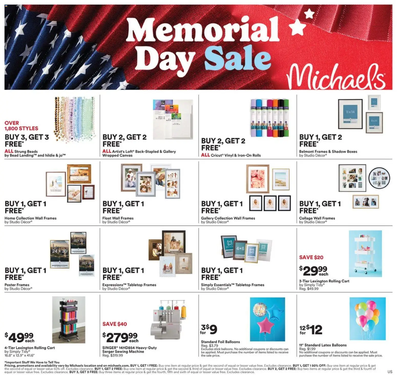 michaels - Michaels Memorial Ad - 05/22 - 05/25 2026 - page: 2
