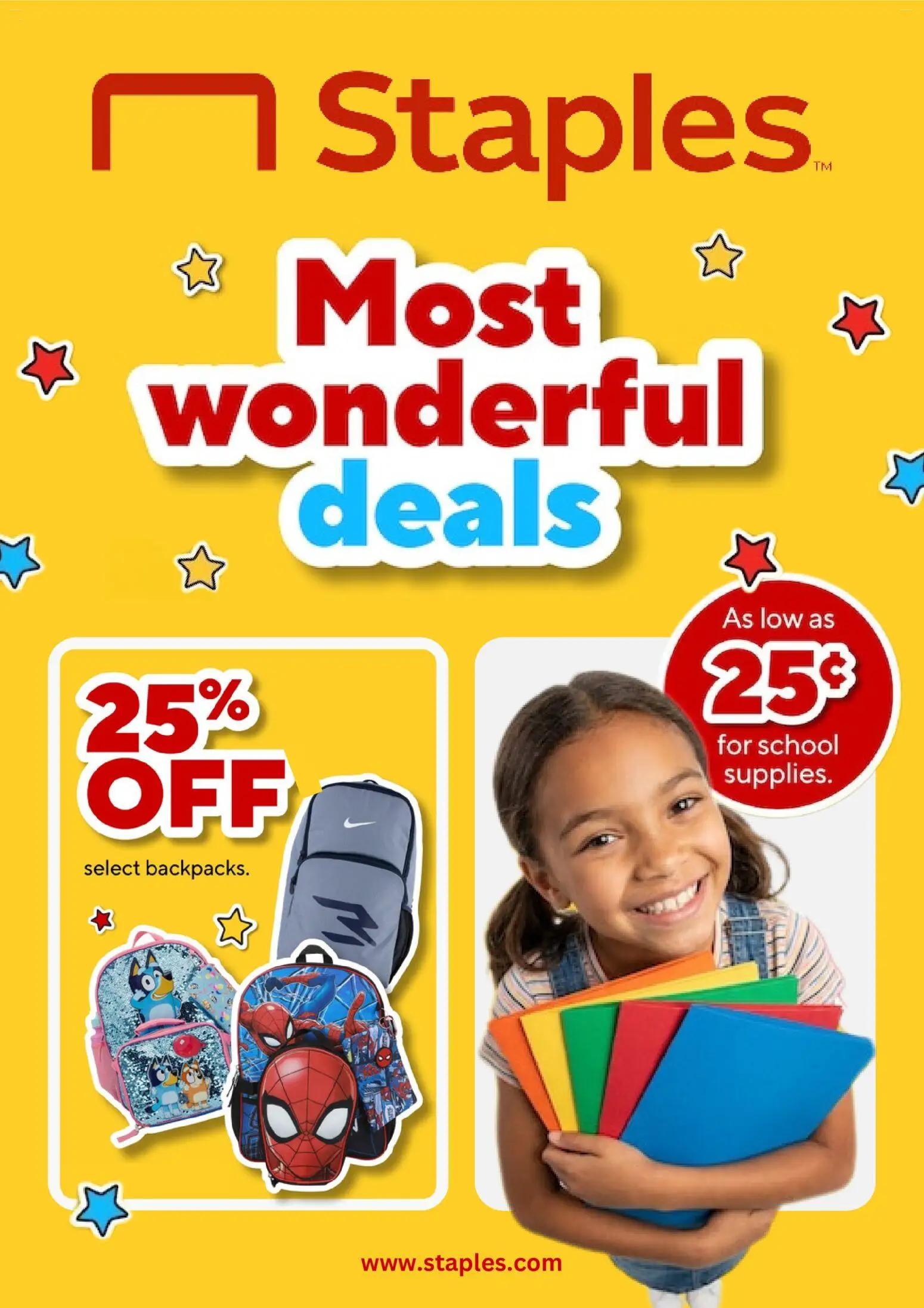 staples - Staples Weekly Ad - 08/17 - 08/23 2026 - page: 1