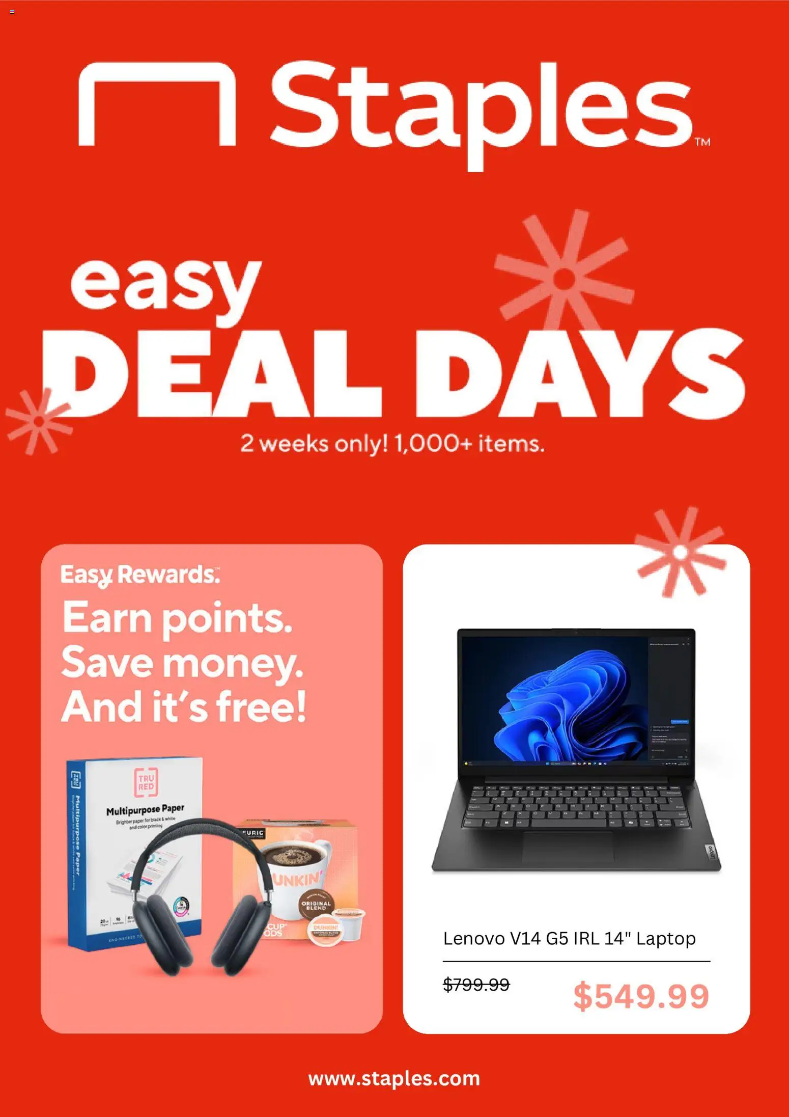 staples - Staples Weekly Ad - 10/04 - 10/18 2026 - page: 1