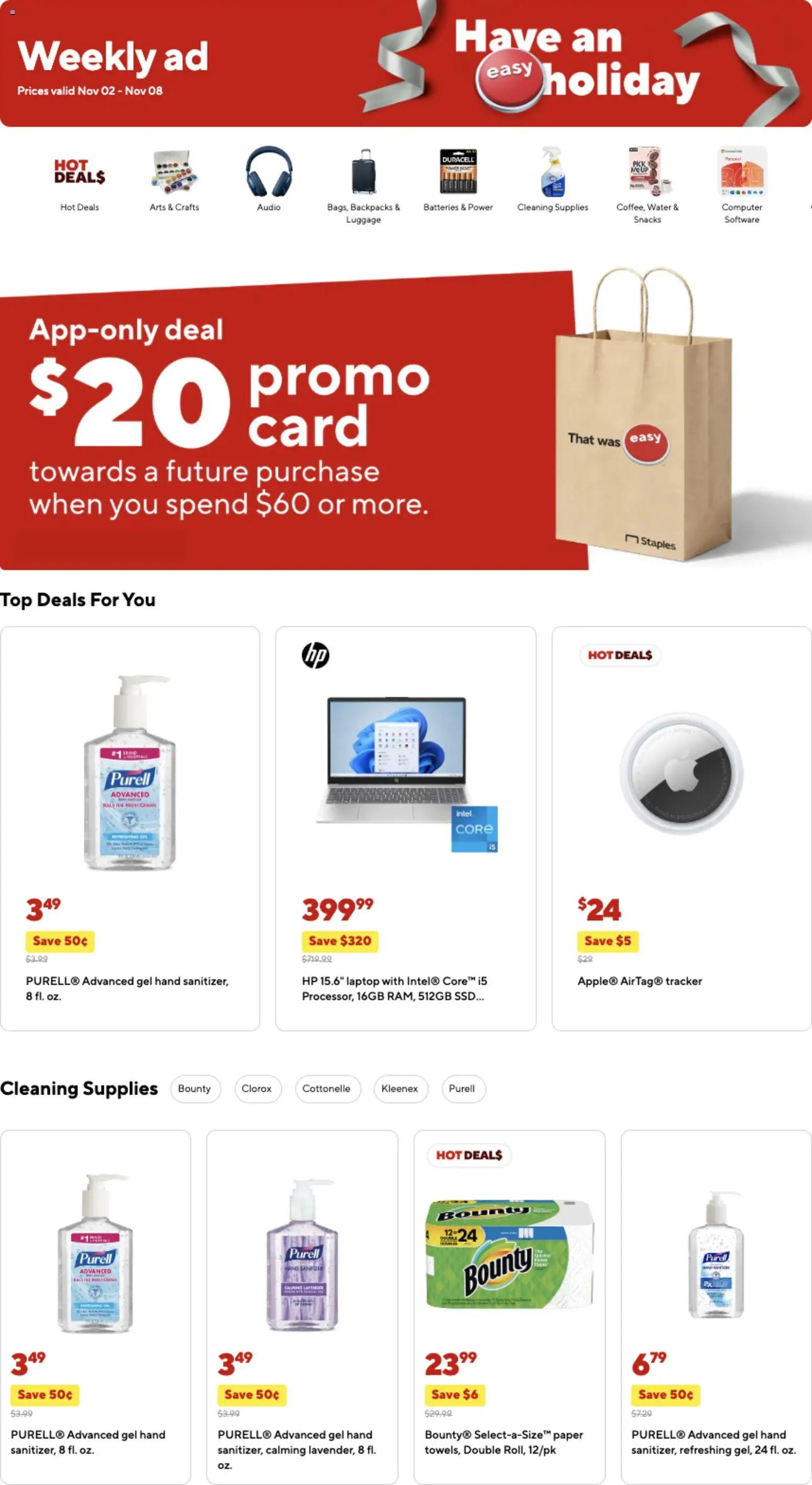 staples - Staples Weekly Ad - 11/02 - 11/08 2025