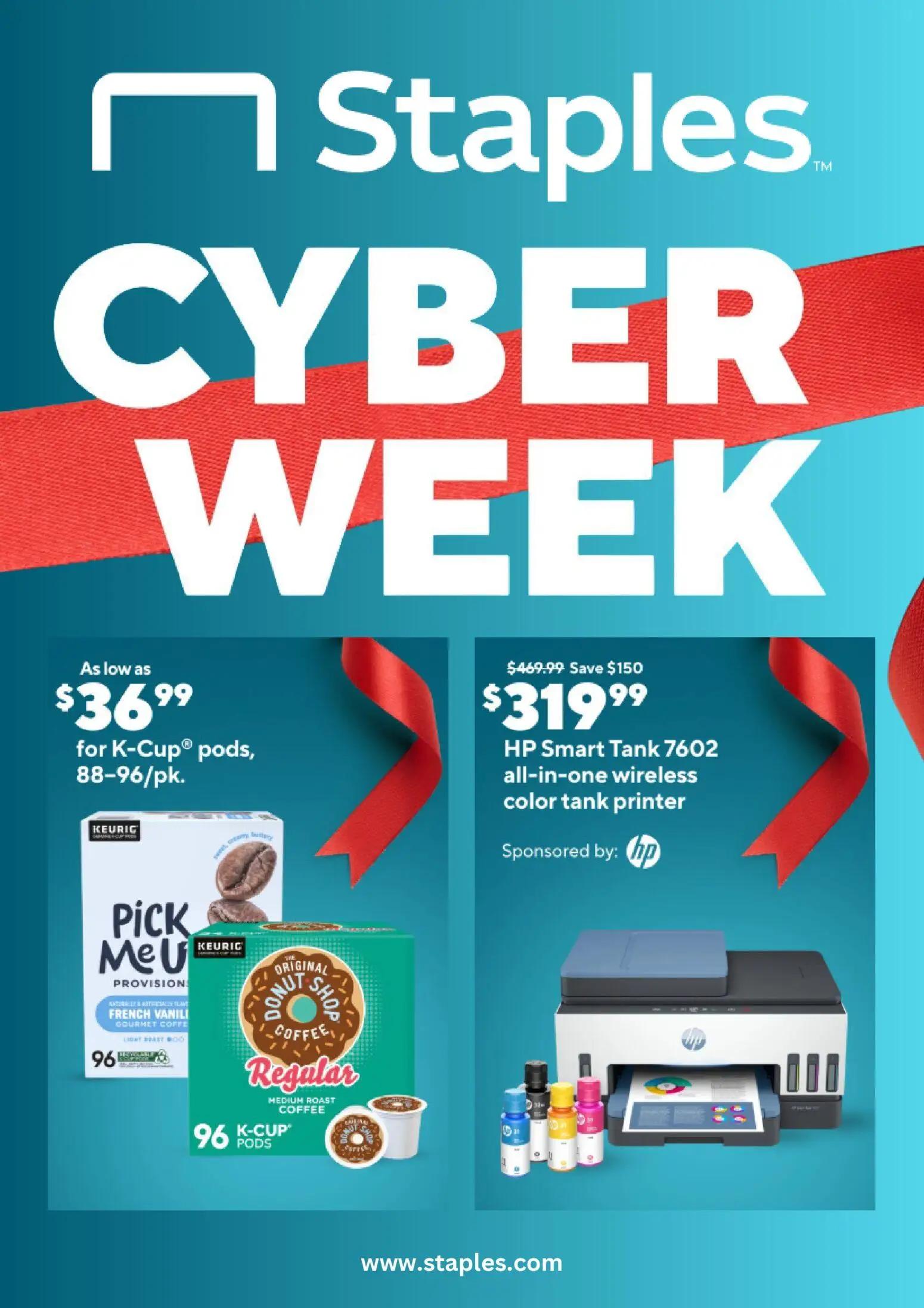 staples - Staples Cyber Week - 11/30 - 12/06 2025 - page: 1