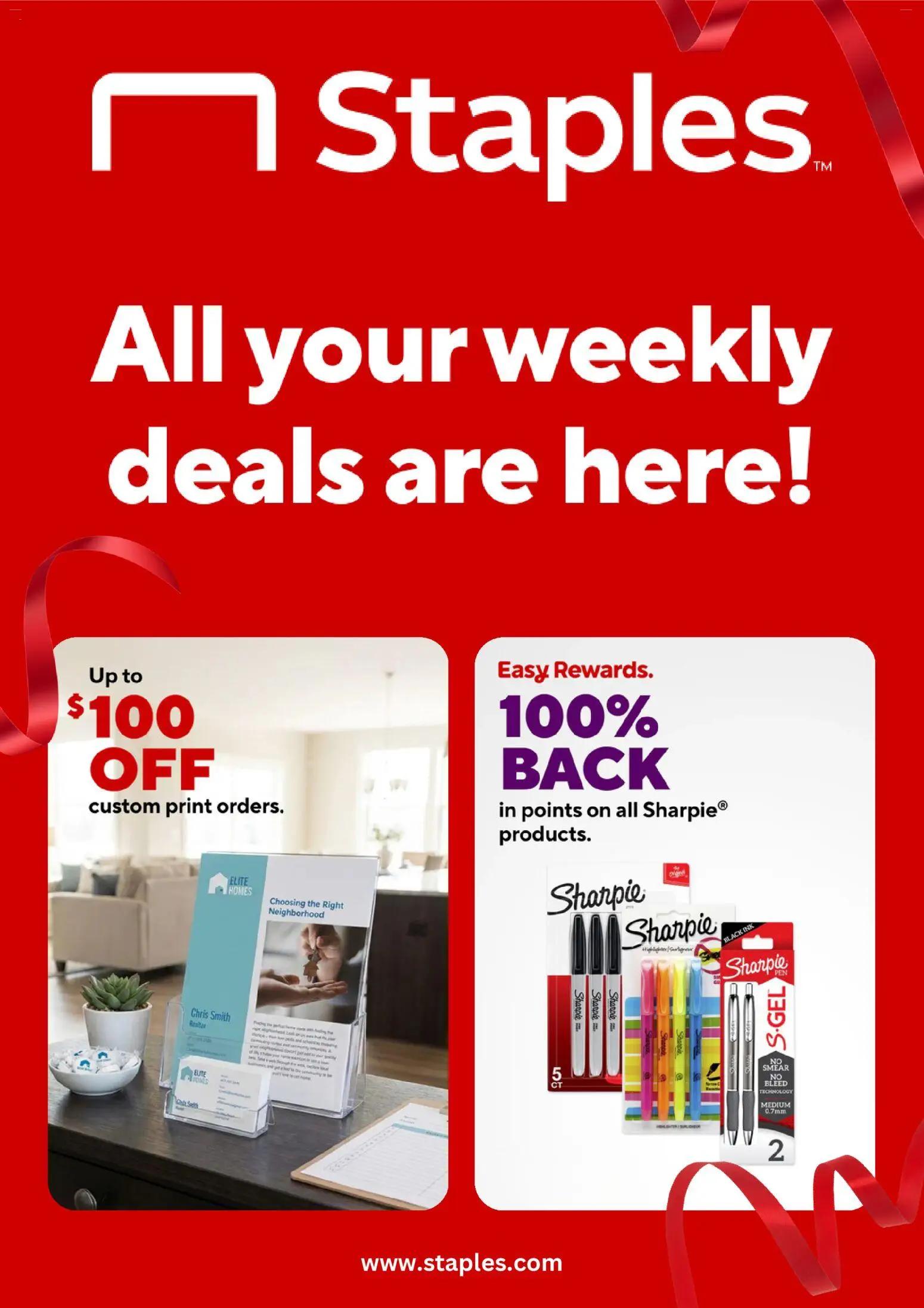 staples - Staples Weekly Ad - from Sunday 01/18 2026
