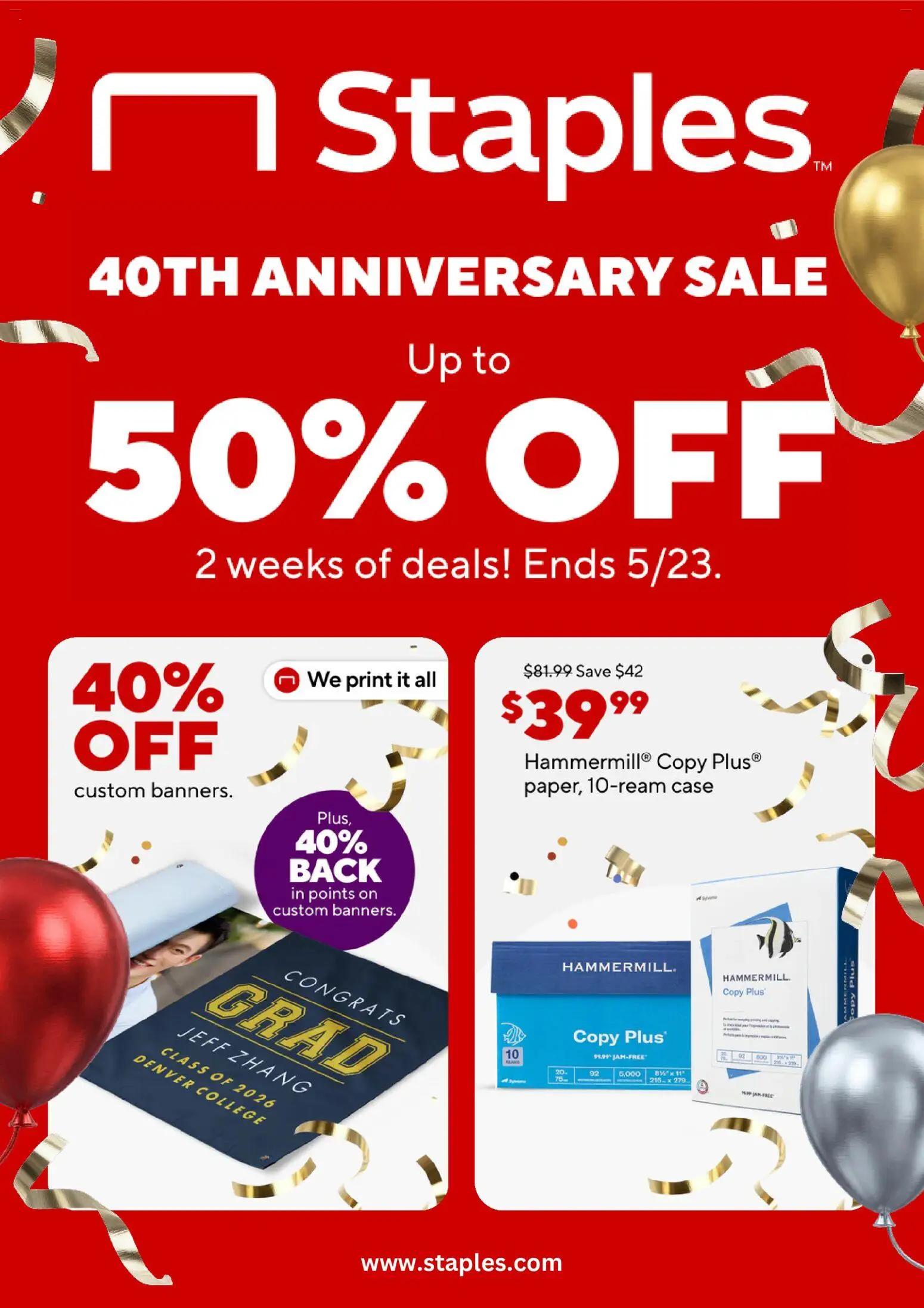 staples - Staples Weekly Ad - 05/10 - 05/23 2026